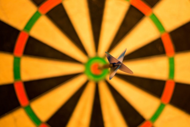 bullseye in darts